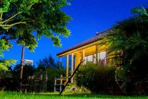 オーシャンビュービーチ迄徒歩8分広い庭のゆったりヴィラ電動自転車2台無料海と星とガジュマルブランコ - Nagura