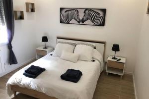 Maisons de vacances Agreable Maison entre Bordeaux et le Bassin : photos des chambres
