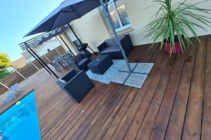 Maisons de vacances Agreable Maison entre Bordeaux et le Bassin : photos des chambres