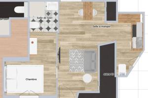 Appartements LE COCOON / PROCHE GARE / NETFLIX : photos des chambres