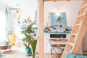 The KAlifornia I stilvoll mit Urlaubsfeeling I Dachterrasse I Klima - راينشتيتن