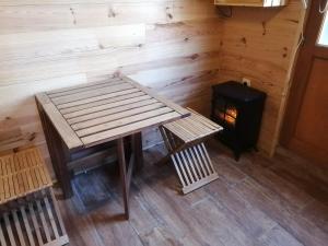 Chalets patrice et chrstel Cabane en bois : photos des chambres