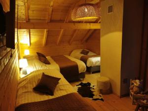 Chalets Nouveau Chalet M.META 12 pers sauna,jacuzzi,billard : photos des chambres