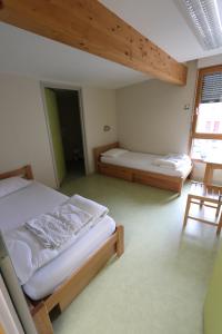 Auberges de jeunesse Auberge de Jeunesse HI Pontarlier : Chambre Lits Jumeaux avec Salle de Bains