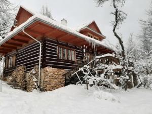 Chałupa z widokiem w górach
