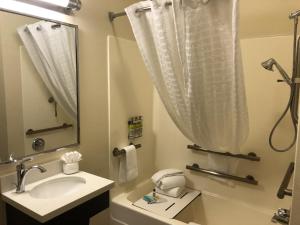 Queen Studio Suite with Bath Tub - Disability Access/Non-Smoking room in Candlewood Suites Greenville NC an IHG Hotel