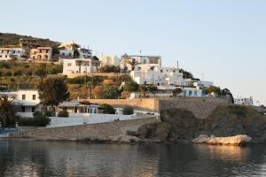 Syra balcony to the Aegean Syros Greece