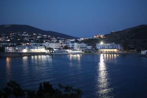 Syra balcony to the Aegean Syros Greece