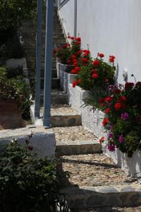 Syra balcony to the Aegean Syros Greece