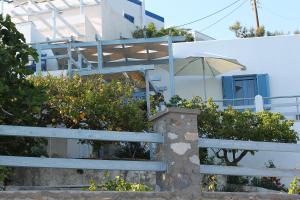 Syra balcony to the Aegean Syros Greece