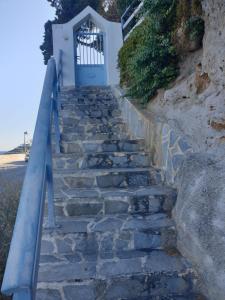 Syra balcony to the Aegean Syros Greece