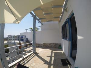 Syra balcony to the Aegean Syros Greece