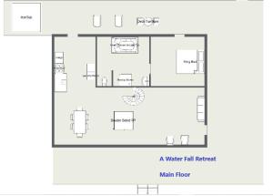 A Waterfall Retreat- Waterfall, Cozy Cabin Retreat in the Smokies Comfort & Fun for All