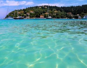 City walls sea view Corfu Greece