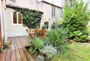 Maisons de vacances Maison de ville avec terrasse et jardin : Maison 2 Chambres