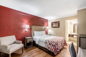 Queen Room with One Queen Bed Non-Smoking room in Red Roof Inn Tampa Bay - St. Petersburg