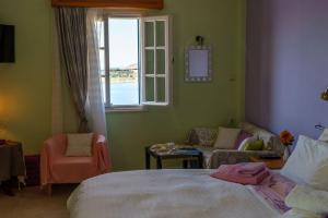 Myrties two bedroom apartment with amazing seaview at Melina's sunset Kalymnos Greece