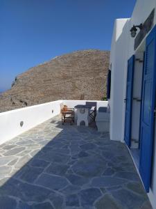 Cycladic houses in rural surrounding Amorgos Greece