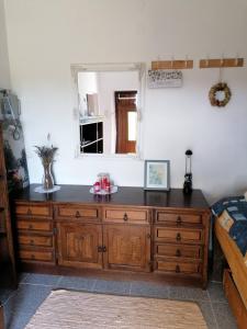 Rural house above the forest