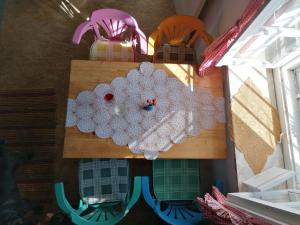 Rural house above the forest