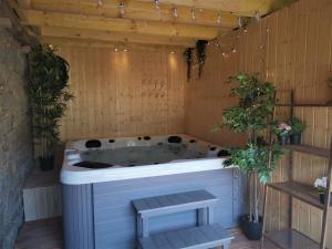 Maisons de vacances l'Annexe moderne - Jacuzzi - Bois & Riviere : Maison 1 Chambre