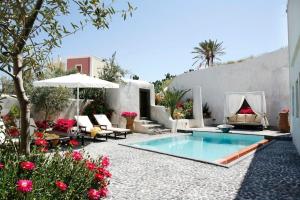 Super Luxury Santorini Villa Mansion Sophia Private Pool Beautiful Terrace 2 BDR Megalocho Santorini Greece