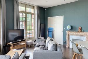 Appartements Vue imprenable dans un logement de charme a Mers les Bains : photos des chambres