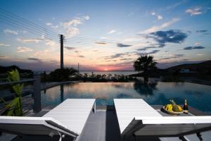 Luxury Beachfront Villa Selenia Platinum in Sounio