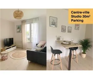 Studio 30m2 - Au pied de la Gare - PARKING - Vigny