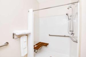 Queen Room with Two Queen Beds and Walk-in Shower - Disability Access room in SureStay Hotel by Best Western Christiansburg Blacksburg