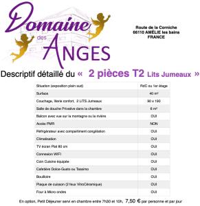 Appart'hotels Domaine des Anges : photos des chambres