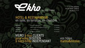 Hotels Ekho Hotel Grenoble Nord Saint Egreve : photos des chambres