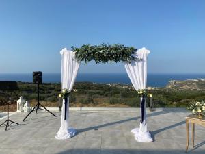 Eva Villas West and East with 2 private infinity pool & and panoramic sea view Rethymno Greece