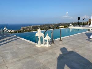 Eva Villas West and East with 2 private infinity pool & and panoramic sea view Rethymno Greece