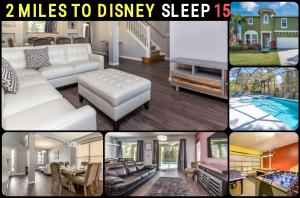 Holiday Home room in Come to Watch Disney Fireworks Just 2 Miles from The Parks