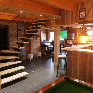 Chalets Nouveau Chalet M.META 12 pers sauna,jacuzzi,billard : photos des chambres