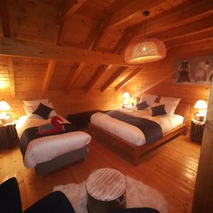 Chalets Nouveau Chalet M.META 12 pers sauna,jacuzzi,billard : photos des chambres