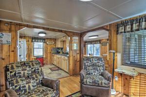 Riverfront Grayling Retreat with Fire Pit and Dock!