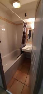 LOurson skis aux pieds