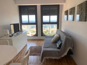 Vacacional conceptual vistas mar y centro