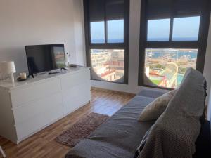 Vacacional conceptual vistas mar y centro