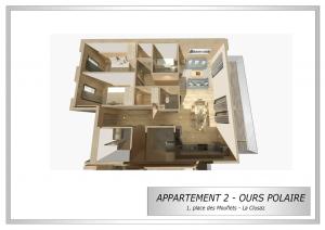 Appartements OURS POLAIRE bel appartement village et pistes : photos des chambres