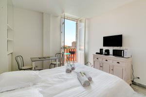 Appartements IMMOGROOM - Studio - Sea view next to the Palais - CONGRESSBEACHES : photos des chambres