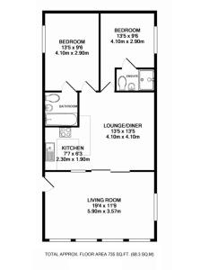 The Buzzard Lodge 2 bedroom sleeps up to 4