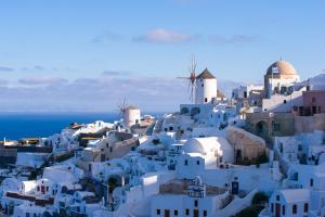 Pezoules of Oia Santorini Greece