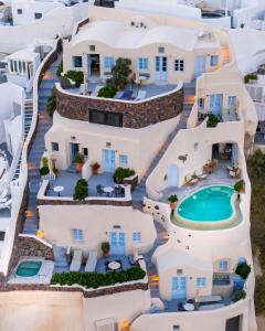 Pezoules of Oia Santorini Greece