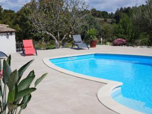 Villas Villa with pool in L zignan Corbi res : photos des chambres