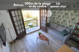 Appartement, duplex à 500m de la mer avec balcon