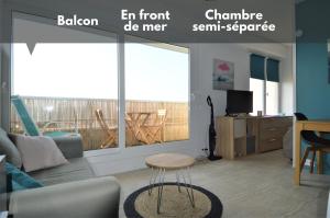 Appartements Studio avec chambre - Balcon et a 20m de la mer : Appartement 1 Chambre