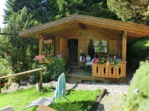 Log cabin in Bavaria with covered terrace